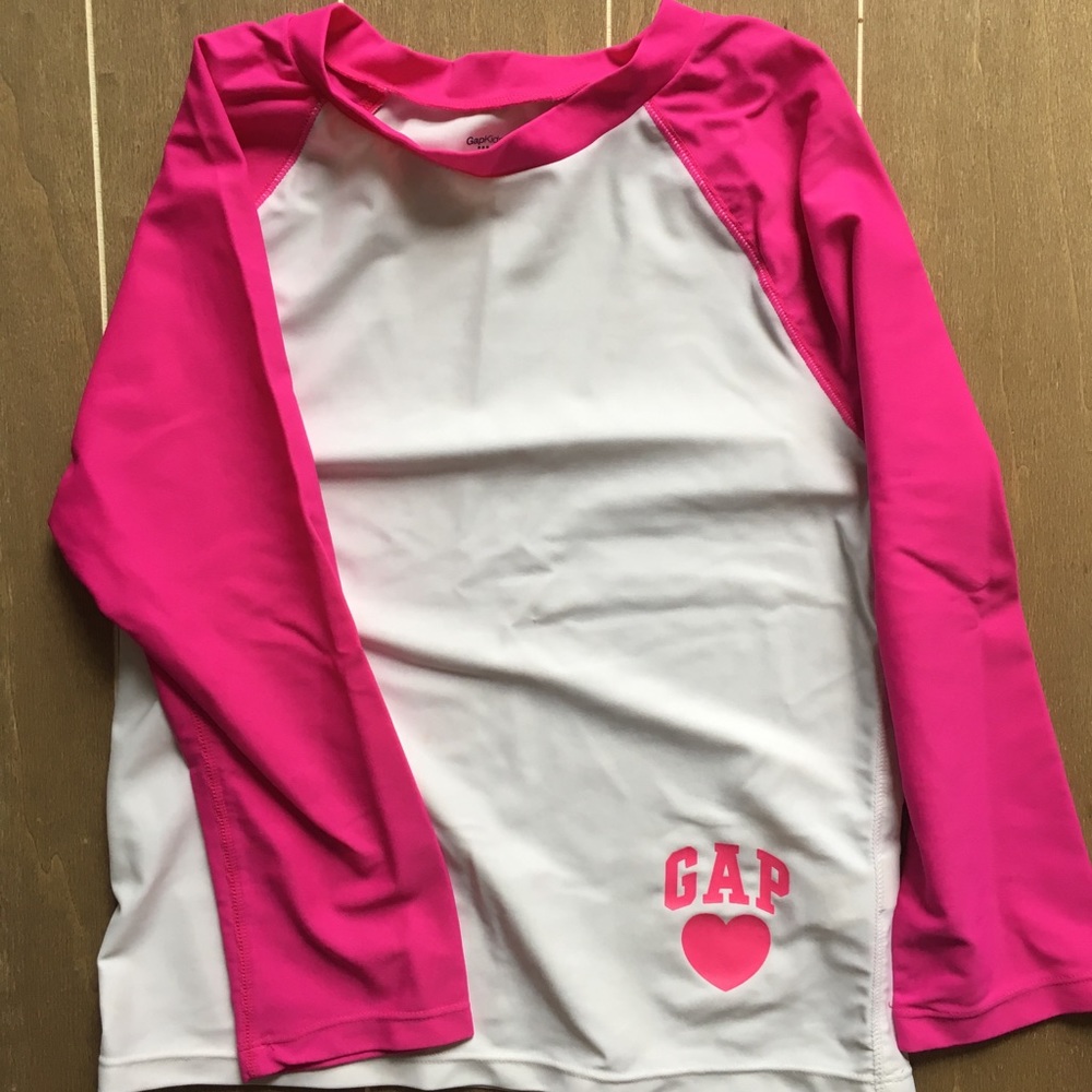 Girls swim top.